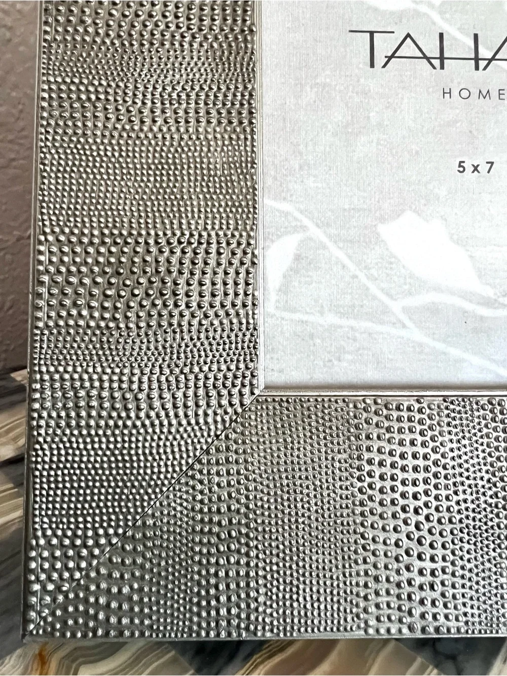 Tahari Home Silver Metal Picture Frame 5